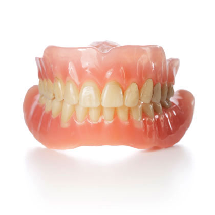 Set of full dentures